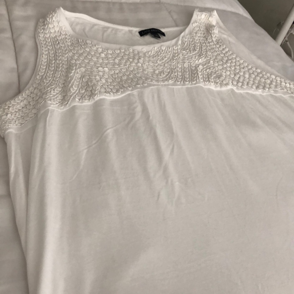 Plus size  22/24 LB white tank top style shirt .